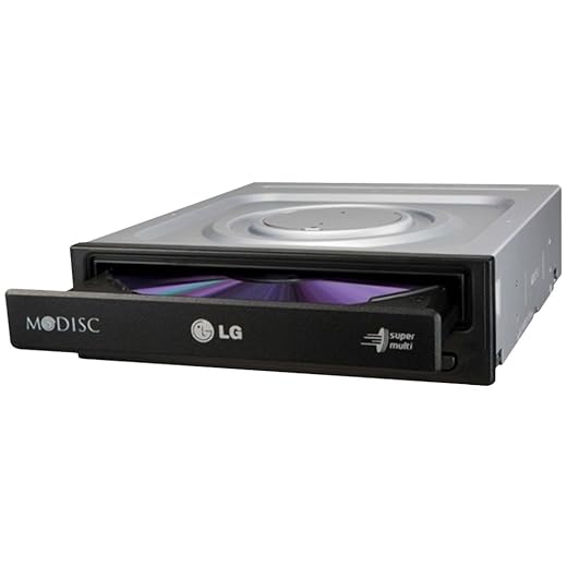 LG Electronics DVDRW DVD-RAM Drive Internal Optical Drives GH24NSC0 Black
