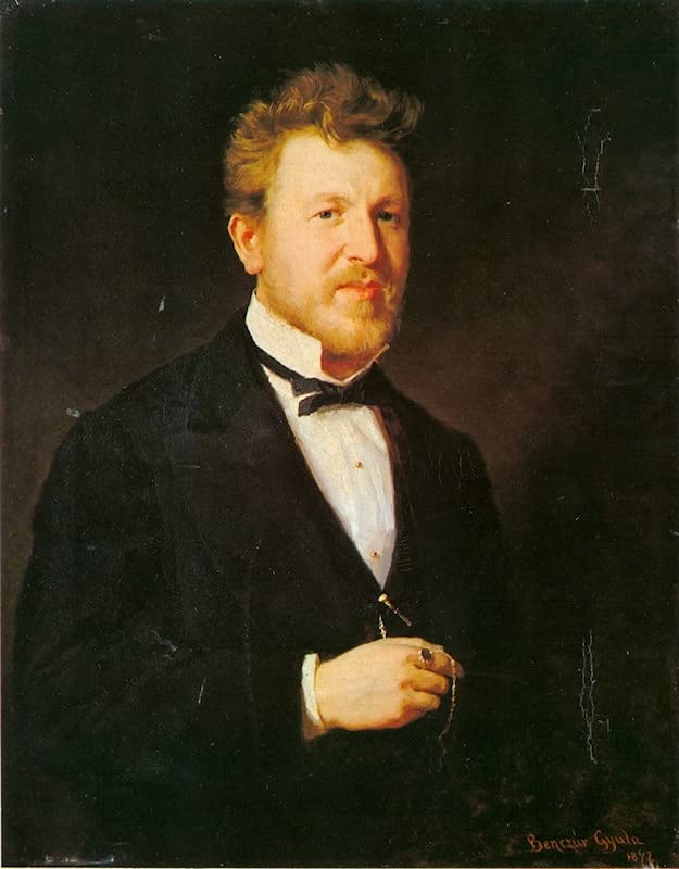 Tableau portrait de Éder par Gyula Benczur affiche art mural 60x90cm