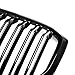 WOZUA Kidney Grille Grill M-Performance Style For BMW X5 G05 2019 2020 2021 Gloss Black