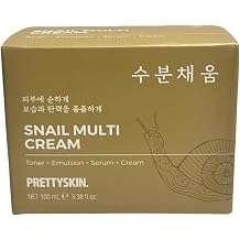 Pretty Skin Snail Multi Cream, Premium Skincare, Net 100 ml/3.38oz