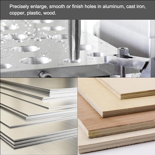 QUARKZMAN Handreibahle 3mm H7 Metrische Reibahle Bohrer für Metall Holz Loch Reiben, gerade Nuten 9SiCr Legierter Stahl Schneidwerkzeug