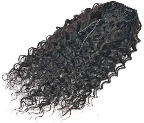 Extension de cheveux humains bouclés italiens à cordon 40-61 cm