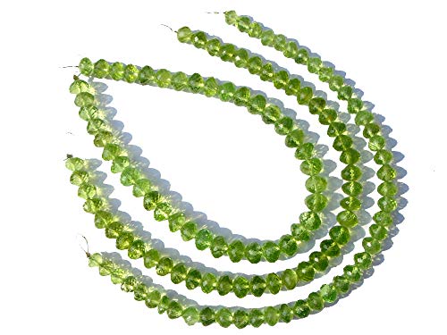 Perles de péridot facettées pour fabriquer vos bijoux d'été bohèmes