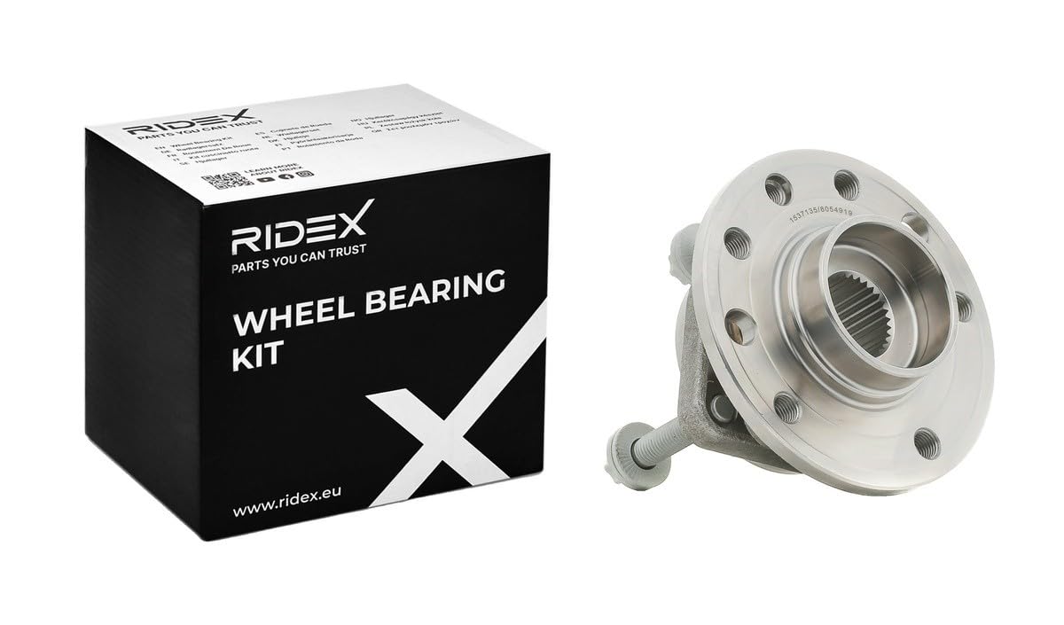 RIDEX 654W0216 Juego de cojinete de rueda Delantero, ambos lados Rodamiento integrado en buje de rueda Compatible con SAAB 9-5 Ranchera familiar YS3E
