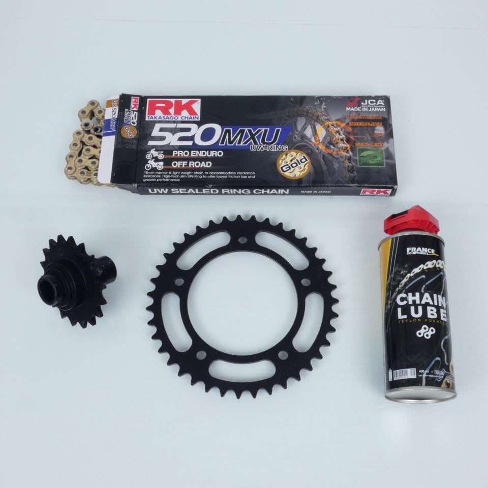 Kit chaîne FE compatible avec scooter Yamaha 530 T-Max 2012 à 2016 18x39 dents OR