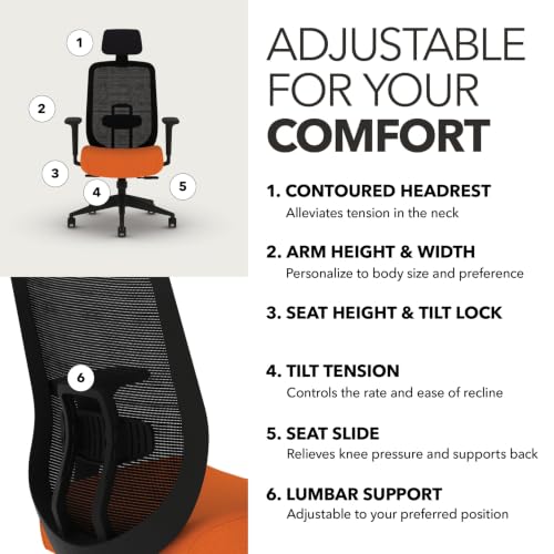 Image of HON Altern Ergonomic Office Chair, Office Desk Computer Chair, Apricot