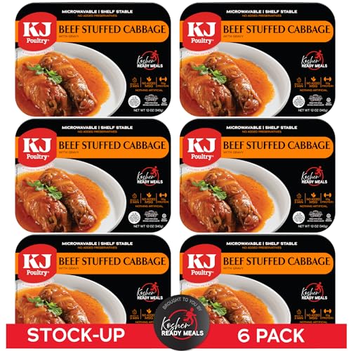 KJ Poultry Kosher Ready Meals - Beef Stuffed Cabbage Rolls,