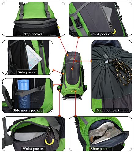 Doshwin 70L Trekkingrucksack für Camping und Outdoor-Aktivitäten