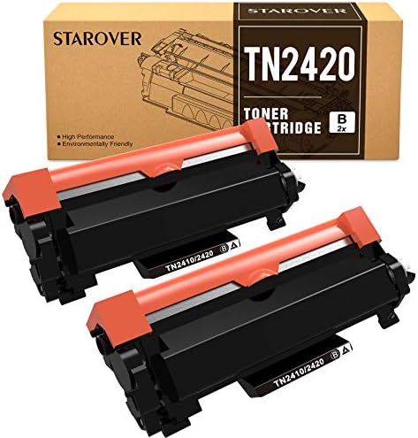 STAROVER Cartucho de Tóner Compatible para Brother TN-2420 TN2420 para  MFC-L2710DW MFC-L2710DN MFC-L2730DW MFC-L2750DW DCP-L2510D DCP-L2530DW DCP- L2550DN HL-L2375DW HL-L2370DN HL-L2350DW HL-L2310D - PREYCA