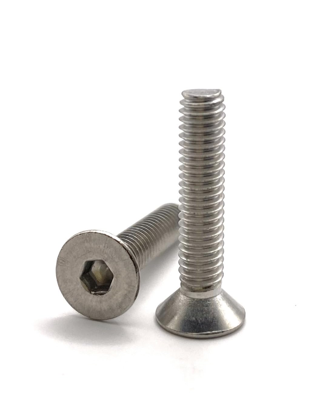 Screws M4 x 20 mm, countersunk head BTR made of A2 stainless steel, diameter 4 x 20 mm, M4 x 20 mm, FHC hexagon socket screws (Allen key) ISO 10642/DIN 7991, screws stainless steel A2 (V2A/304): pack