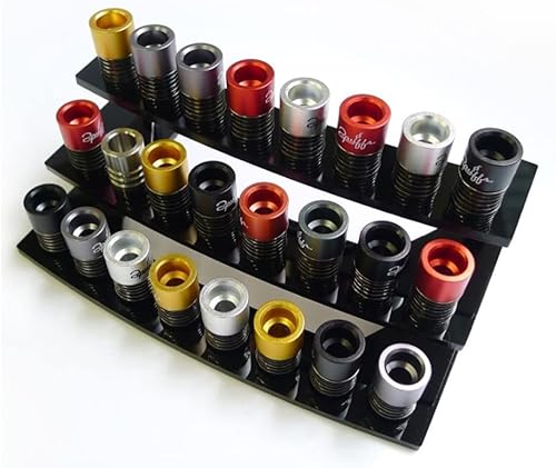 Miniatura 3 de Organizador de escritorio acrílico para 810 puntas de goteo de café (7.5 in x 3.9 in x 1.6 in) (estilo 810)