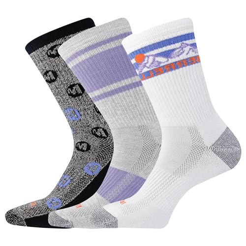 Image of Merrell Repreve Cushioned Hiker Crew Socks 3 Pair