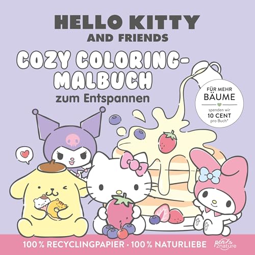 Hello Kitty and Friends: Cozy Coloring-Malbuch zum Entspannen (Cozy...