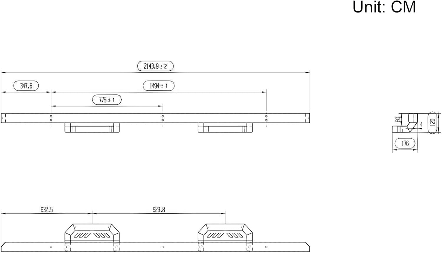 7" Drop Running Boards Compatible with Ram 1500 Crew Cab,Side Step Nerf Bars for 2019-2021 Ram 1500 Crew Cab(Exclude 2019-2022 Classic),Dual-Stage Step Rails for Trucks