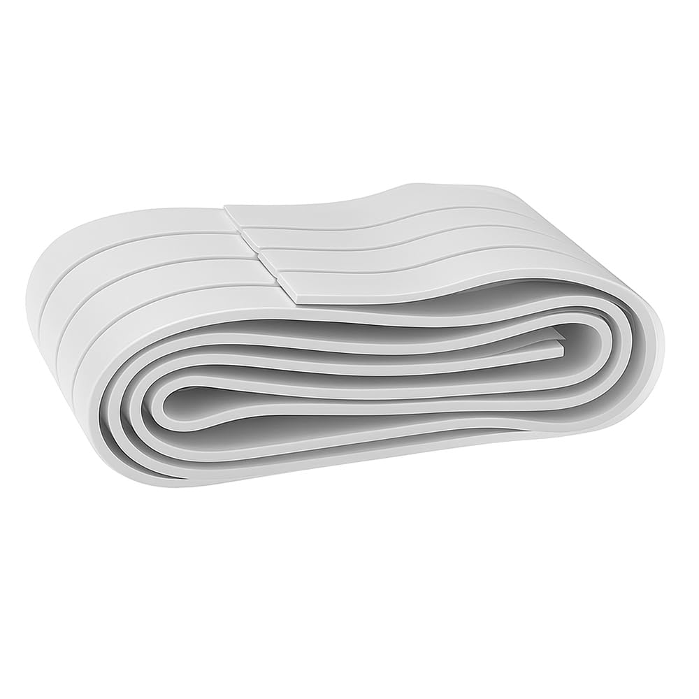 FERROELETTRA Guarnizione cucina piano cottura e lavello, mastice adesivo top cucina, 4 strisce da 80 cm, spessore 2 mm, facile da montare, Made in Italy