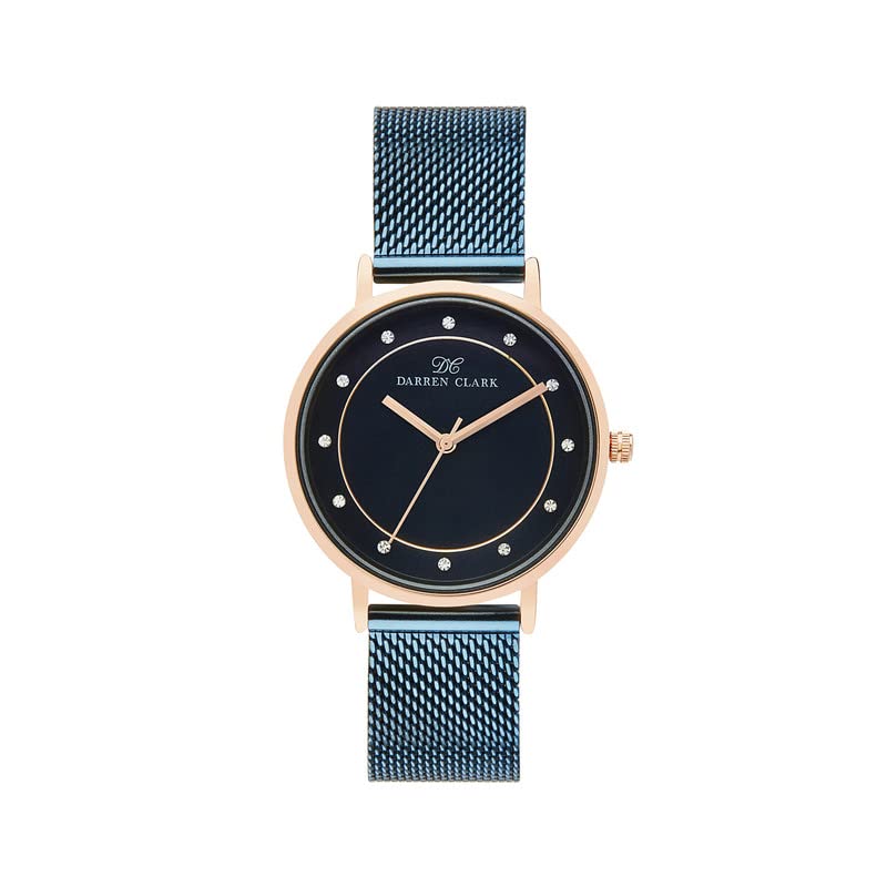 Darren Clark Blue Dial Analog Japness Quartz Mesh Straps Premium Watch for Women 2005G-E0305 (B0C33TYYK8) Amazon Price History, Amazon Price Tracker