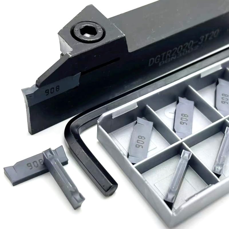 Tool Part for 1616 2020-2T18 2020-3T20 2525 Tungsten Steel Tool Holder for DGN3003 DGN2002 DGN Slotting Blade Set - (Angle: 2525-2T20 / Shank Diameter: DGN 2002C IC908)