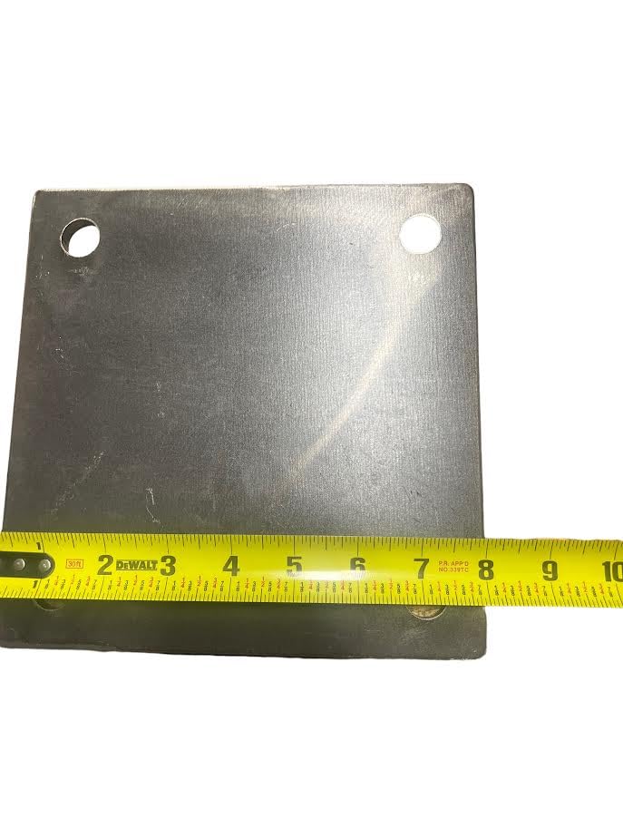 Miniatura 5 de JM - Placa base de acero resistente de 8 x 8 pulgadas, 4 agujeros con 58 pulgadas de diámetro, esquinas redondeadas (2)