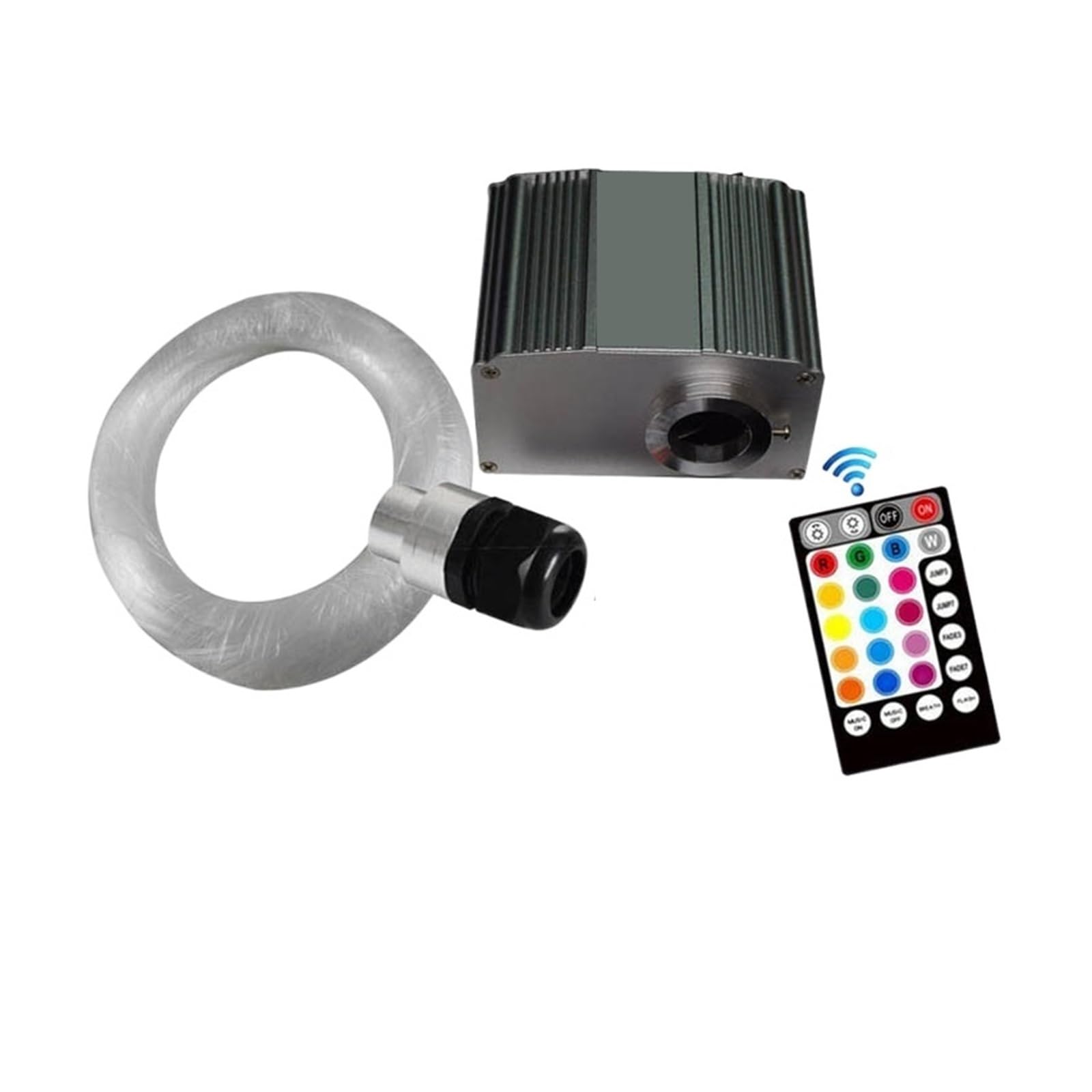 Oświetlenie wnętrza samochodu LED, 10W Twinkle Bluetooth APP Smart Control, oświetlenie LED z włókna optycznego sterowanie muzyką gwiazda samochodu zestaw oświetlenia LED do oświetlenia sufitowego sam