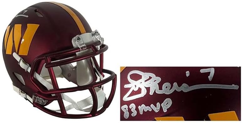 Joe Theismann Signed Helmet (JSA)