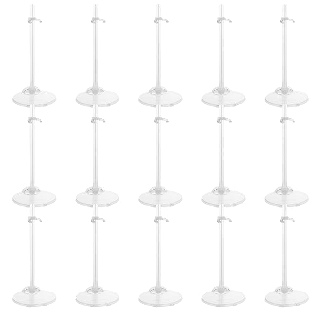 Wisebom 15 Piezas Soporte para Muñecas, Soporte de Muñeca de Plástico