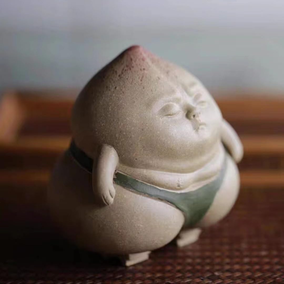 Amazon.co.jp: 【神話広場】 桃 力士 像 相撲 横綱 和風 インテリア