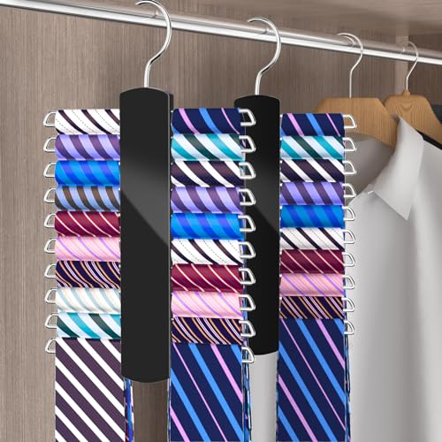 Dolinvo Tie Rack Tie Hanger 2Pack thumb #6
