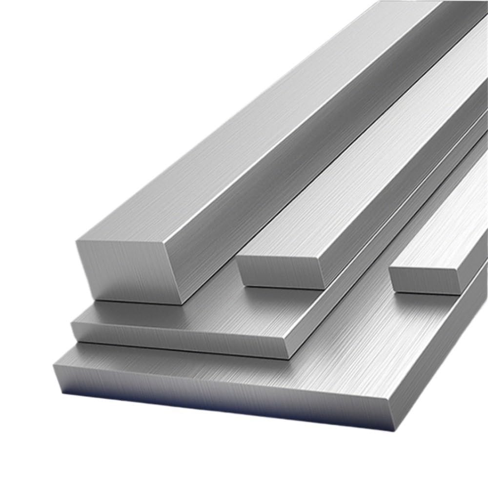 Placa plana de aleación de aluminio 6061-2 mm a 10 mm de espesor, 10 mm a 30 mm de ancho - Hoja de metal duradera for uso industrial - 1 pieza(6x12x100mm)