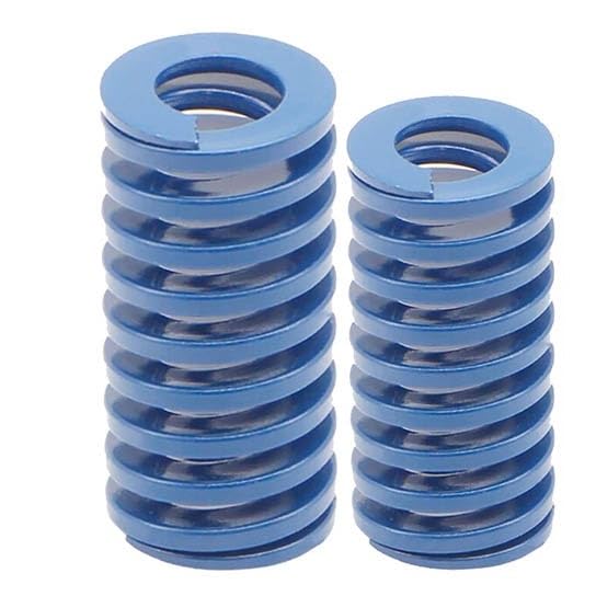 Produktbild von 2 Druckfedern 25x12,5 Mm, 65Mn Stahl, Grün (schwere Last) – Für Stanzwerkzeuge, Druckguss Und Kunststoffformen – Verschleißfest Und Stabil