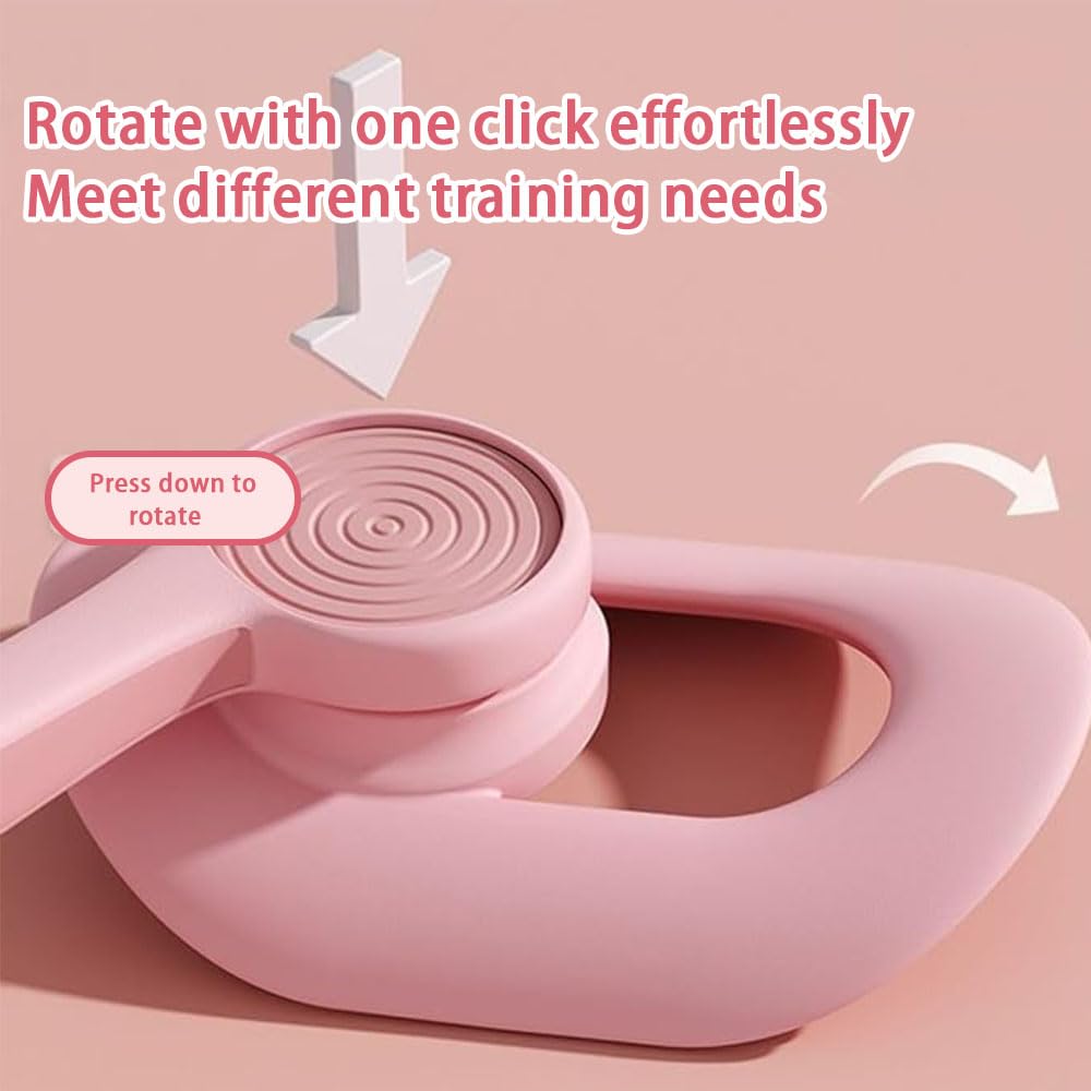 Attrezzo Ginnico per Interno Cosce Con timer,Allenatore per Muscoli del Pavimento Pelvico,Attrezzo Interno Coscia,Hip Trainer,Bodybuilding Fitness Perdita di Peso Dimagrante Attrezzo (rosa)