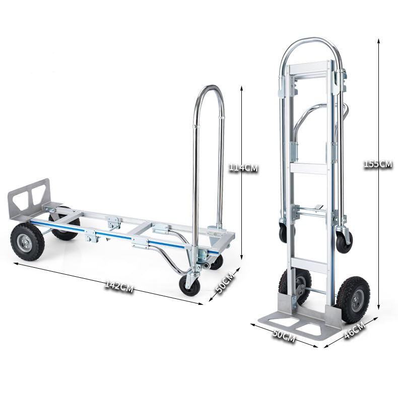 Carretilla Convertible de 2 en 1, Aluminio, Capacidad 1000 lb miniatura 2