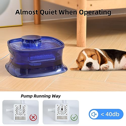 Dog-Water-Fountain-135oz4L-Ultra-Quiet-Pet-Water-Dispenser-with-Smart-Pump-and-3-Replacement-Filters-Automatic-Pet-Water-Fountain-for-Dogs-Cats-Other-Pets-Navy - Cucciolini Doodles   Dog-Water-Fountain-135oz4L-Ultra-Quiet-Pet-Water-Dispenser-with-Smart-Pump-and-3-Replacement-Filters-Automatic-Pet-Water-Fountain-for-Dogs-Cats-Other-Pets-Navy