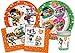 Kit Party Tavola 44 Gatti per 24 persone (112 pezzi: 24 piatti carta Ø23cm, 24 piatti carta Ø20cm, 24 bicchieri plastica 200ml, 40 tovaglioli carta 33x33cm)