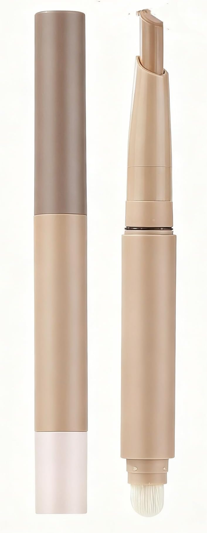 Nose Contour & Highlighting Stick with Brush - Umber | 2-in-1 Fine Tip Design for a Softly Sculpted, Lifted Look