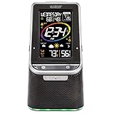La Crosse Technology S87078 Color Wireless Weather Station with Bluetooth Speaker & USB Port, Black