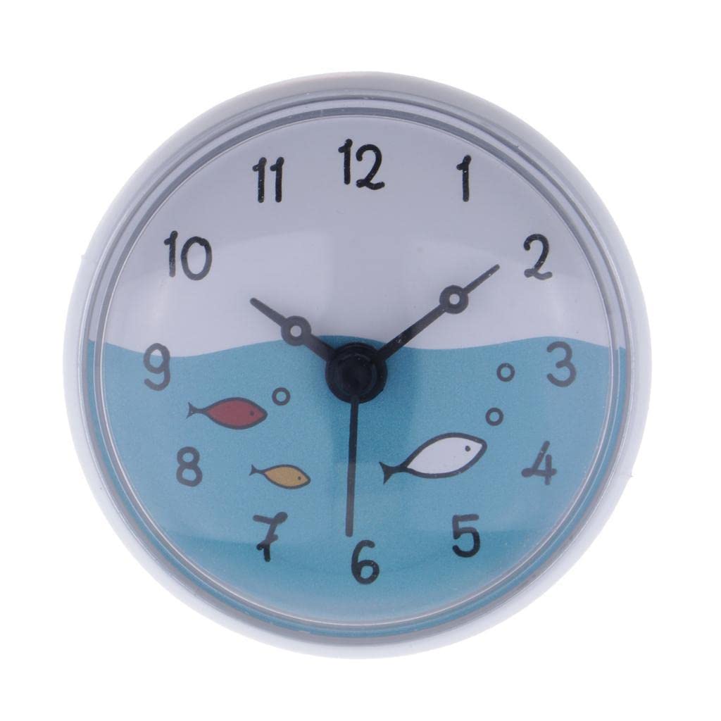 Petite horloge de salle de bain étanche pour la douche