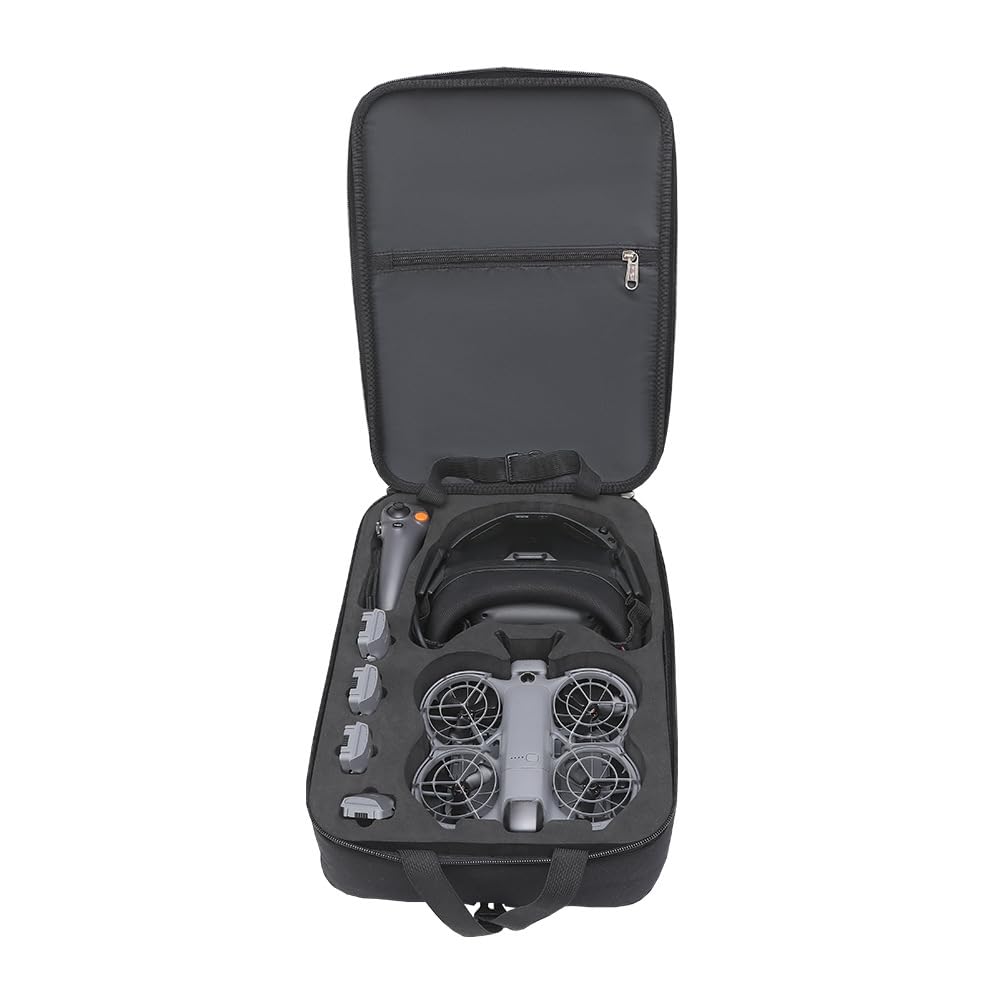 Étui de transport pour DJI NEO 2 et lunettes N3, sac de rangement, sac à dos portable, housse de protection pour Neo 2 Fly More Combo, pour rangement de manette RC-N3, étui d'accessoires de drone