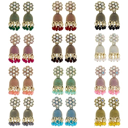 Image of earings jhumka for women earrings for girls jhumka combo