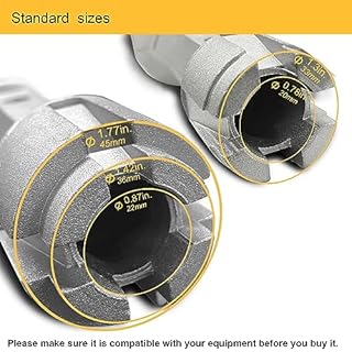 Hanpex Tub Drain Remover Wrench - Dual Ended for Bath & Shower Drains, Closet Spuds - Heavy Duty Aluminum