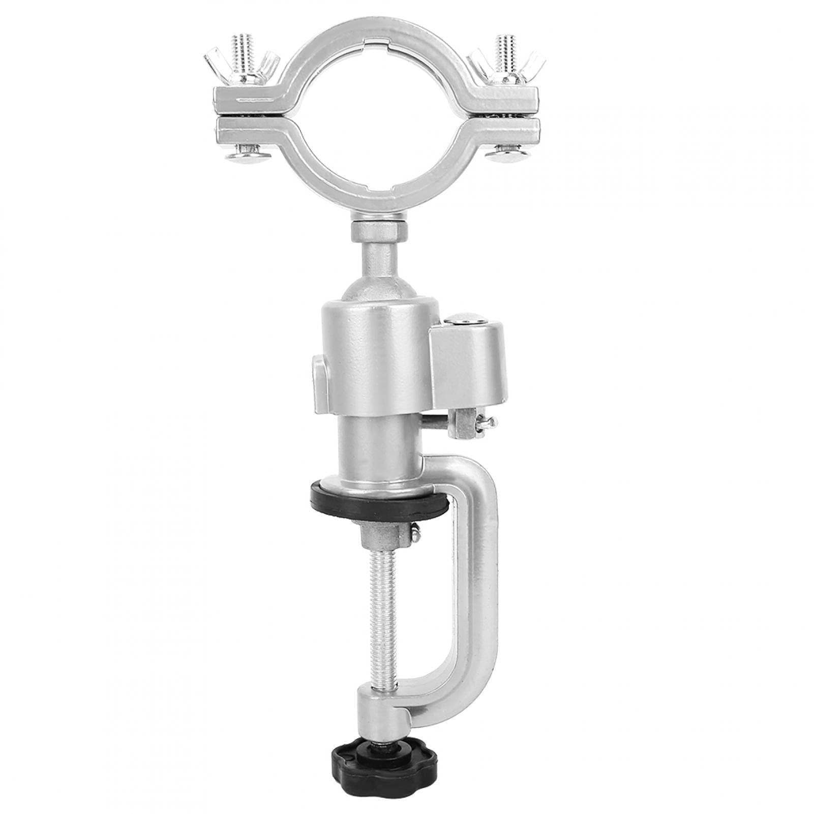 Soporte para amoladora con abrazadera para banco, rotación de 360 ​​°, soporte para taladro eléctrico, soporte para amoladora, abrazadera para banco