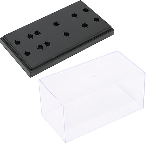 Miniatura 4 de Diyeeni Caja de almacenamiento de cartucho de fonógrafoplato giratorio, caja de almacenamiento de cartucho universal, soporte para tocadiscos,