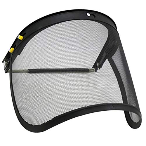 Flameer Protetor Da Cabeça Do Protetor Da Face Da Serra Elétrica Com Viseira De Malha Para