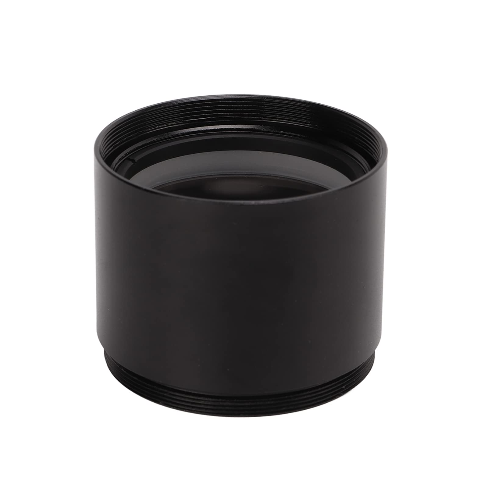 Lente per Microscopio, M48mm (1-7/8in) Lente Obiettivo per Microscopio Trinoculare in Vetro Ottico Clear Imaging Piccolo Corpo a Specchio in Metallo con Interfaccia Filettata da 48 Mm(0,3X)