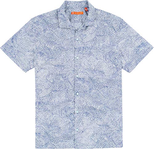 Tori Richard Men's Regular Fit Short Sleeve 100% Cotton Button Up Shirt