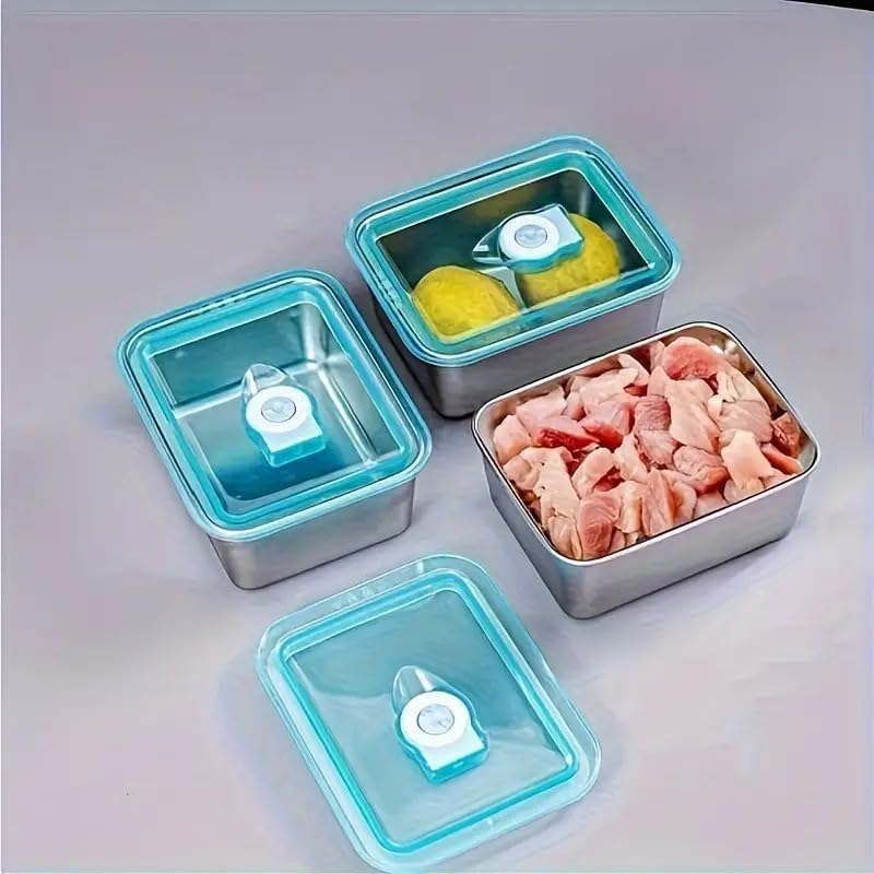 Image of Stainless Steel Food Storage Containers with Lids | Leakproof, Oven & Freezer Safe | Meal Prep & Lunch Boxes | Snack Container | Reusable Meal Prep Boxes (1)