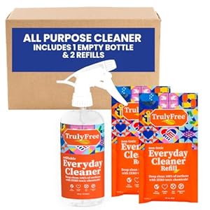 Really Free On a regular basis Cleaner – All Goal Cleaner Spray, Pure Well being & Family Cleansing Provides for Counters, Home equipment, Toys, Sinks, Desks, Door Handles – No Dangerous Components