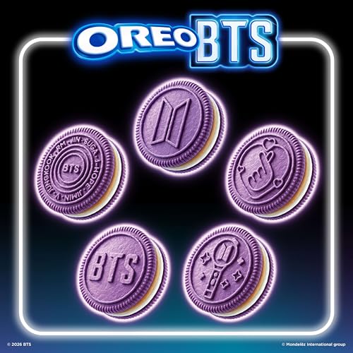 Image of OREO BTS Sandwich Cookies, Limited Edition, 10.68 oz
