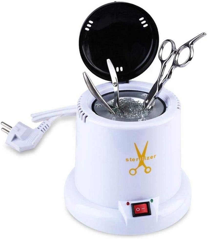 Beauty Tools Sterilizer, High Temperature UV Cleaning Tool Sterilizer with 140g Glass Ball, Ideal for Beauty Salon Spa Tattoo Nail Hair Quartz Beads for Manicure Pedicure Tools Equipment