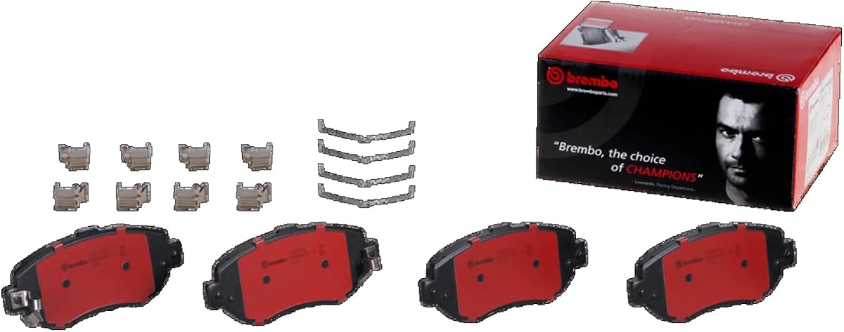Brembo P83037N Juego de pastillas de freno de disco delantero de cerámica premium LEXUS/TOYOTA OE# 0446522311