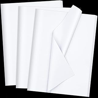 Jkopsnr 100 Sheets White Tissue Paper 20x14 Inches Tissue Paper for Gift Bags Wrapping Tissue Paper Bulk for DIY Crafts Birthday Baby Shower Festival Holidays Decorative
